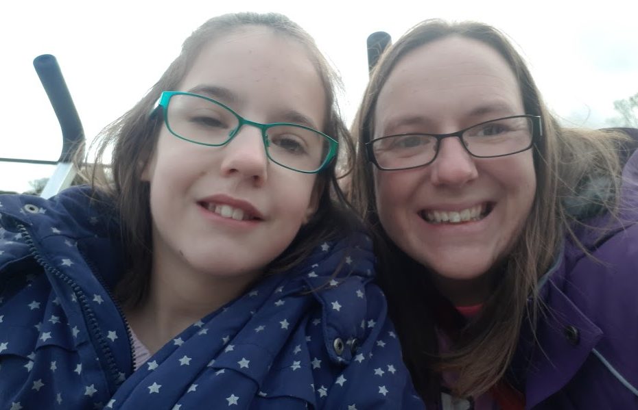 Catherine with Eleanor