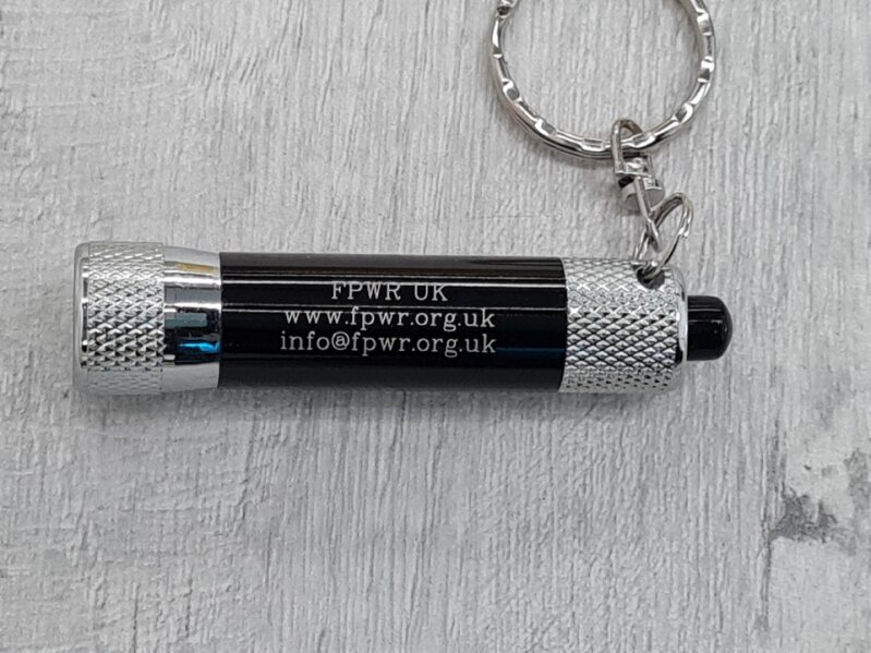 FPWR UK Mini Torch Keyring - Image 3